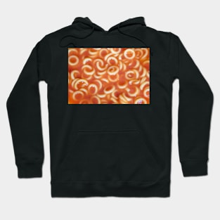 Spaghetti Hoops Abstract background Hoodie